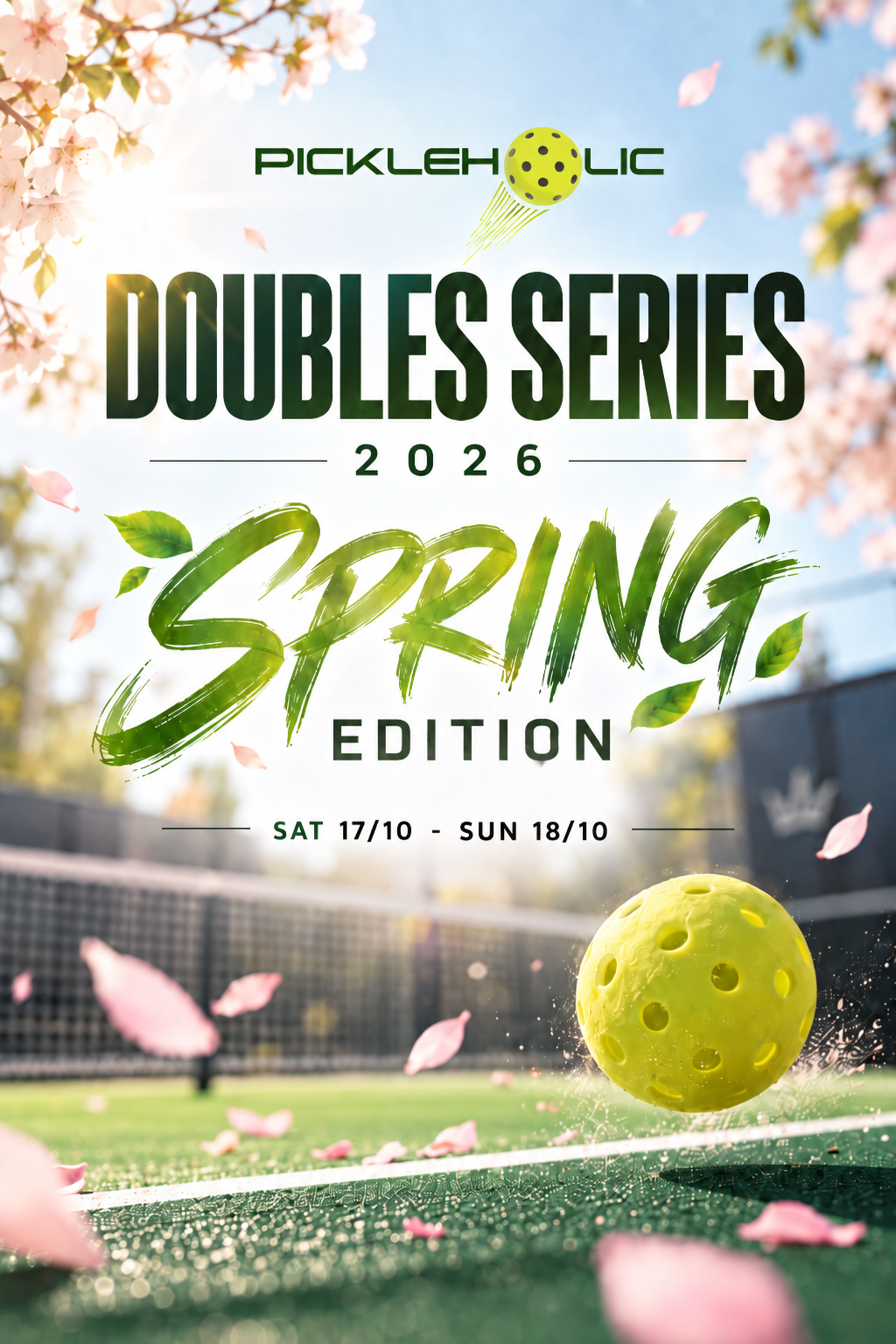 Pickleholic Doubles Series 2026 Spring Special Edition tournament poster