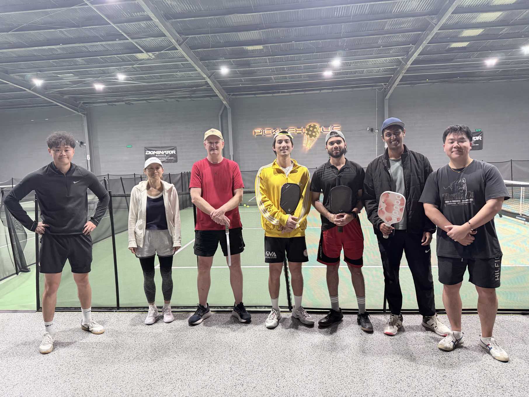 Group ready for a session