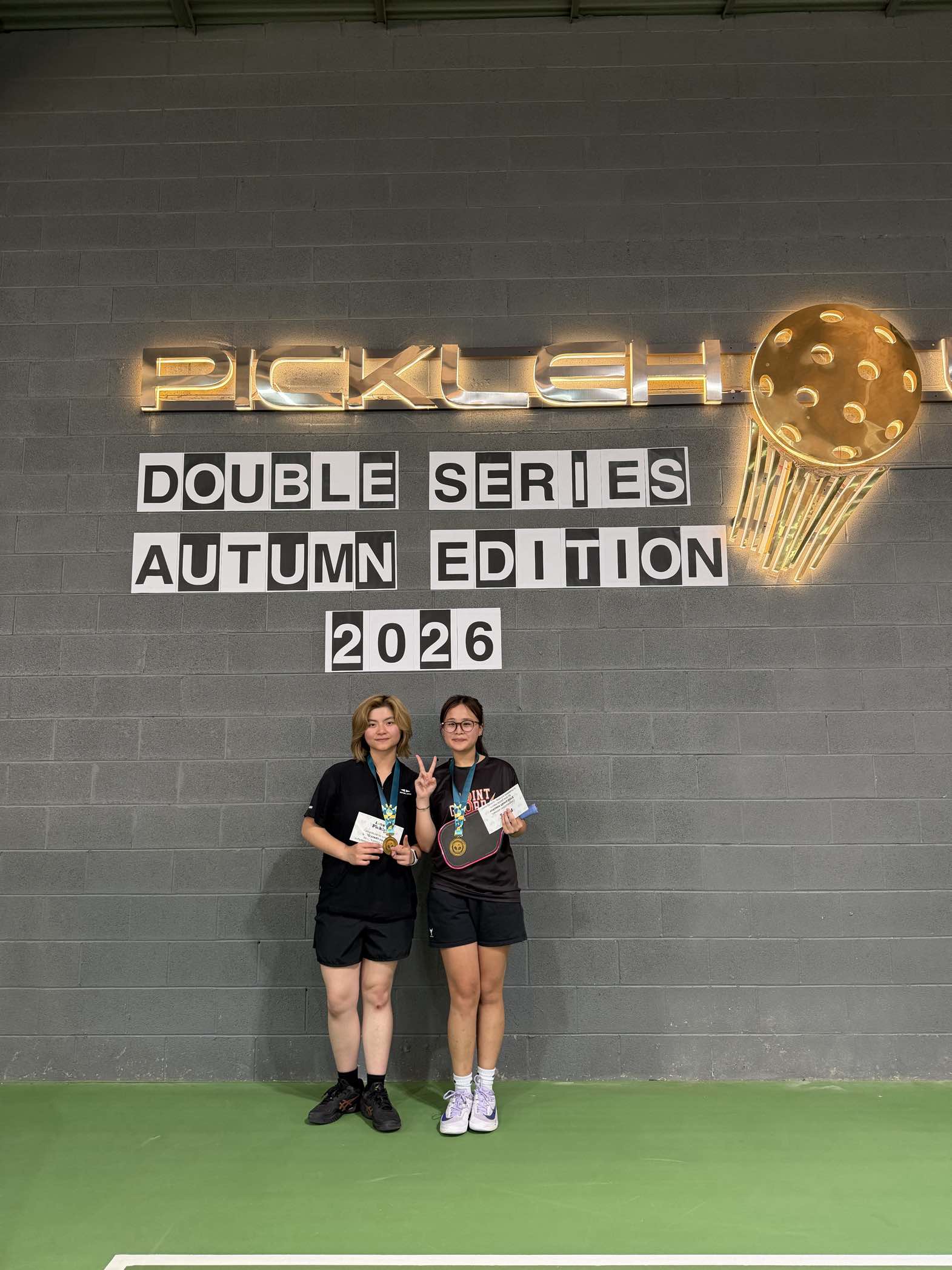 Gold medal doubles pair