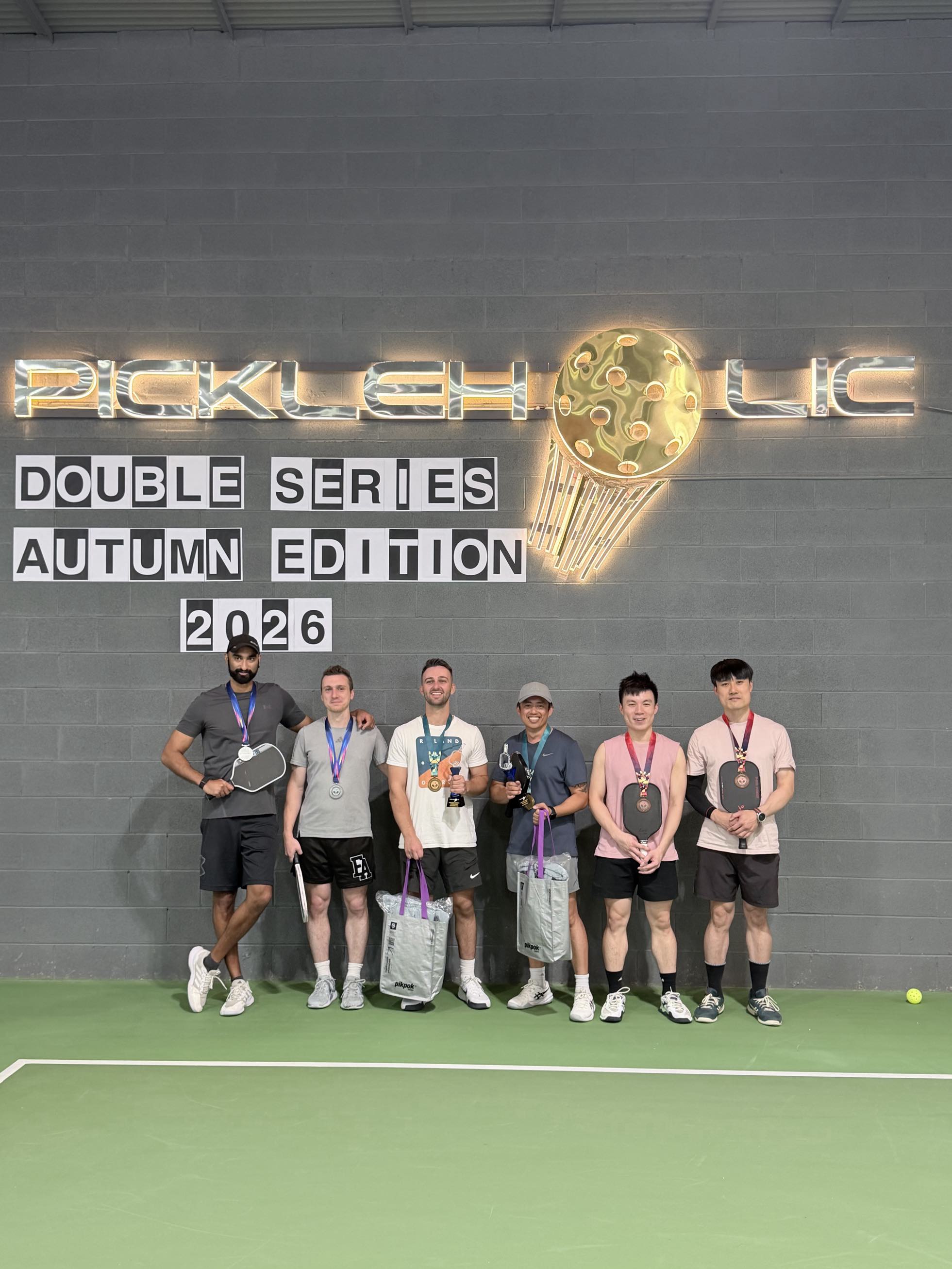 Men's division medallists